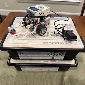 LEGO Mindstorms EV3 Set with Robot, cables, 2 boxes of parts as shown